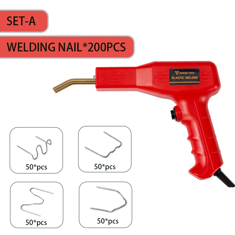Plastic Lasser Hot Schiethamer met 200-800 Spijkers voor Auto Bumper PVC Reparatie Garage Tool Kit Machine Lassen