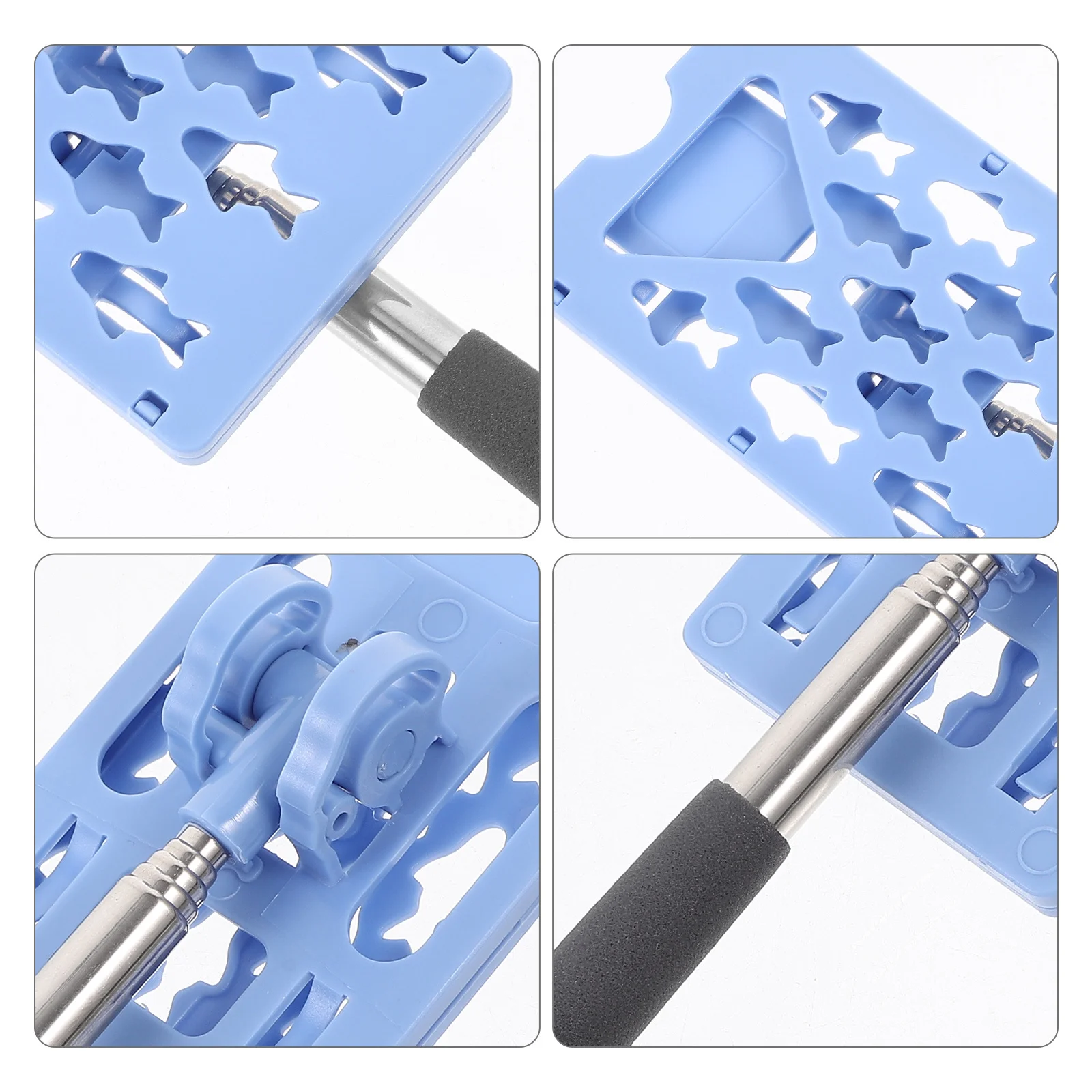 텔레스코픽 차량 결제봉 주차 요금 카드 스와이프 스틱 ABS 스테인리스 내구성 있는 그랩버 도구 카드 홀더