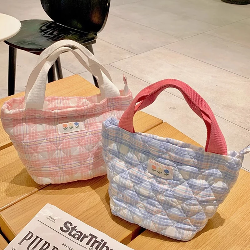 1pcs Lunch Bag Women Thermal Big Capacity Lunch Box Tote Food Bags Office Worker Portable Insulated Food Storage Bag