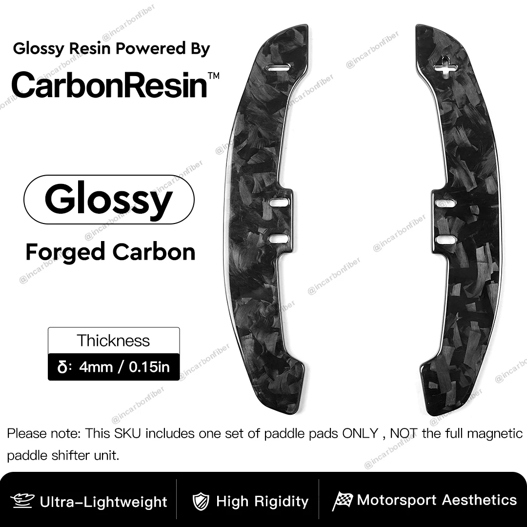 Glossy Real Carbon Fiber Magnetic Paddle Replacement Board Only The Paddle No Base Multiple Styles Available