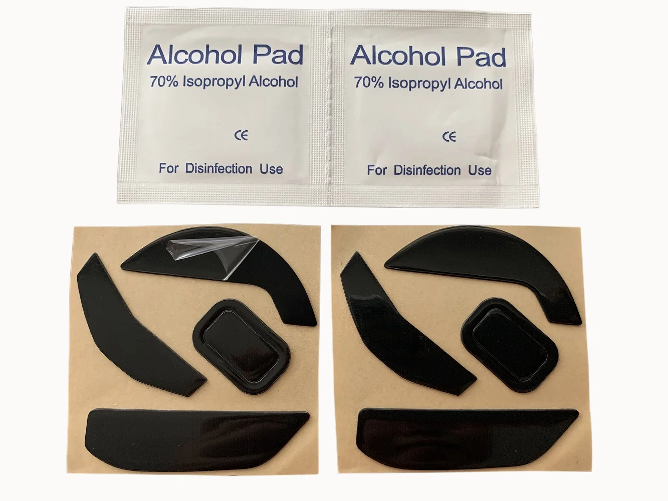 2 Sets/pack Replacement Mouse Feet Mouse Skates For Razer Basilisk Essential Wired Black Glides Curve Edge