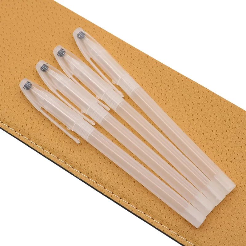 O Novo Gel Pen Shell Invólucro Transparente Caneta Esferográfica Cap Minimalista Mais Barato Caneta Shell Capa 10pcs