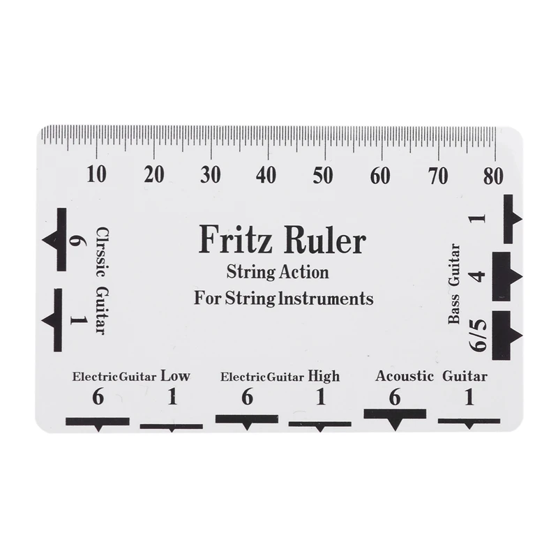 Gitaar Tool Kit Repareren Onderhoud Gereedschap String Organizer String Actie Ruler Gauge Meten Inbussleutel Set