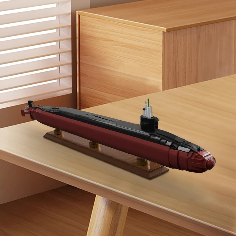 

MOC Ohio-class Submarine Building Blocks Model Navy Military Nuclear Submarines DIY Bricks Assembly Toys Children Birthday Gifts