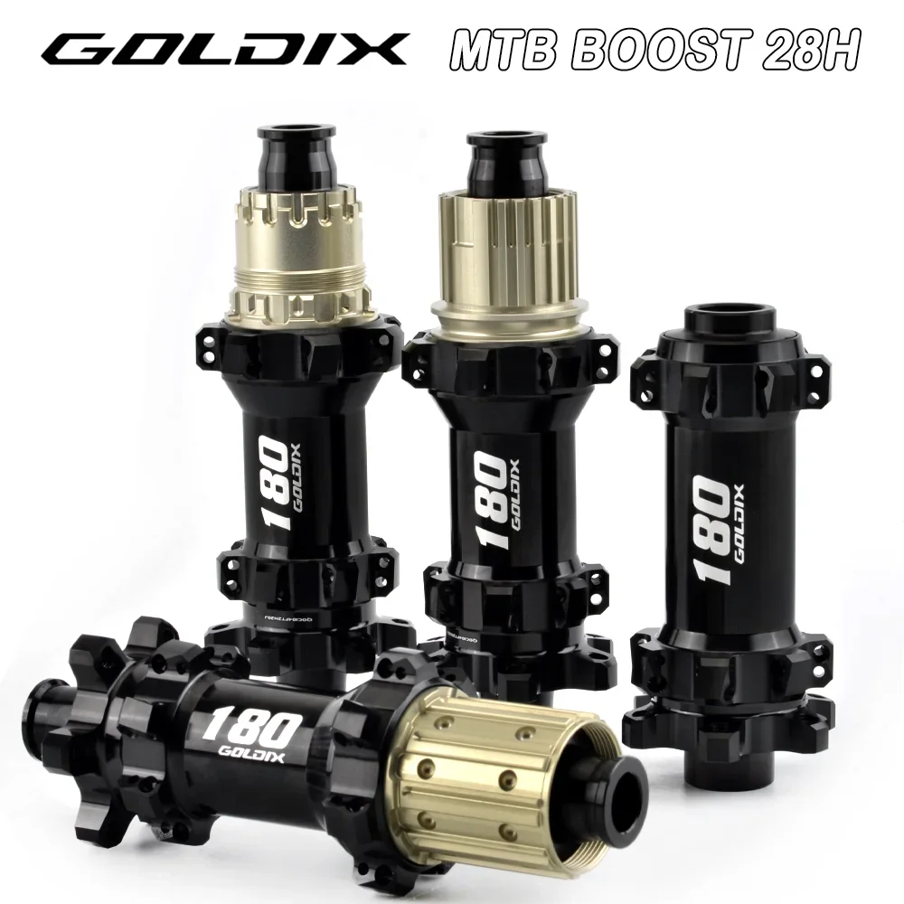 

GOLDIX M180 MTB Hubs BOOST Construction 6-B Disc Brake 28H EXP Ratchet 52T Mountain XD Class Bike Hubs