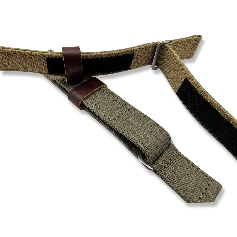 Vintage Style 18/20mm Width Military Canvas Watchband Pin Buckle Suitable For Pilot's Watch