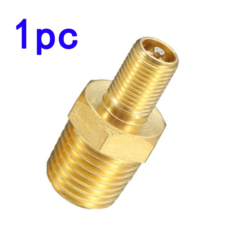 New 1/4 Inch NPT Solid Nickel Plated Brass Air Compressor Tank Fill Valve 6.35mm Male NPT Standard Thread Core Rated To 2g00psi