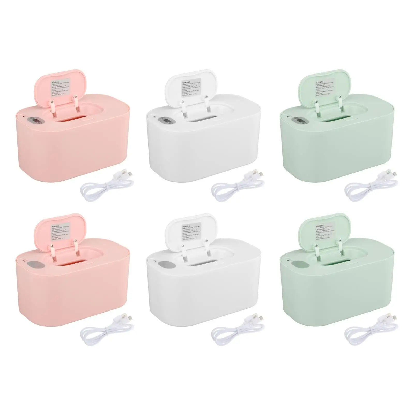 Wipe Warmer and Wet Wipe Dispenser Quick Heating System Large Capacity Wet Wipe Warmer for Travel Wet Tissue Outdoor Home