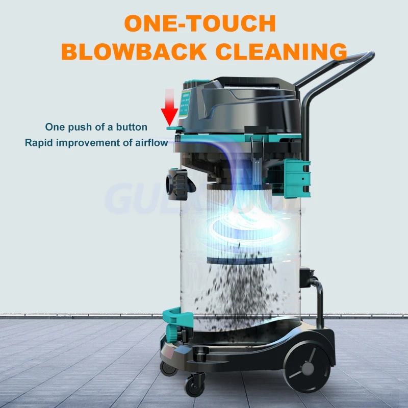 2100W Household Small Vacuum Cleaner Small High-power Commercial Industrial Vacuum Cleaner Dry And Wet Dual Purpose Car Wash