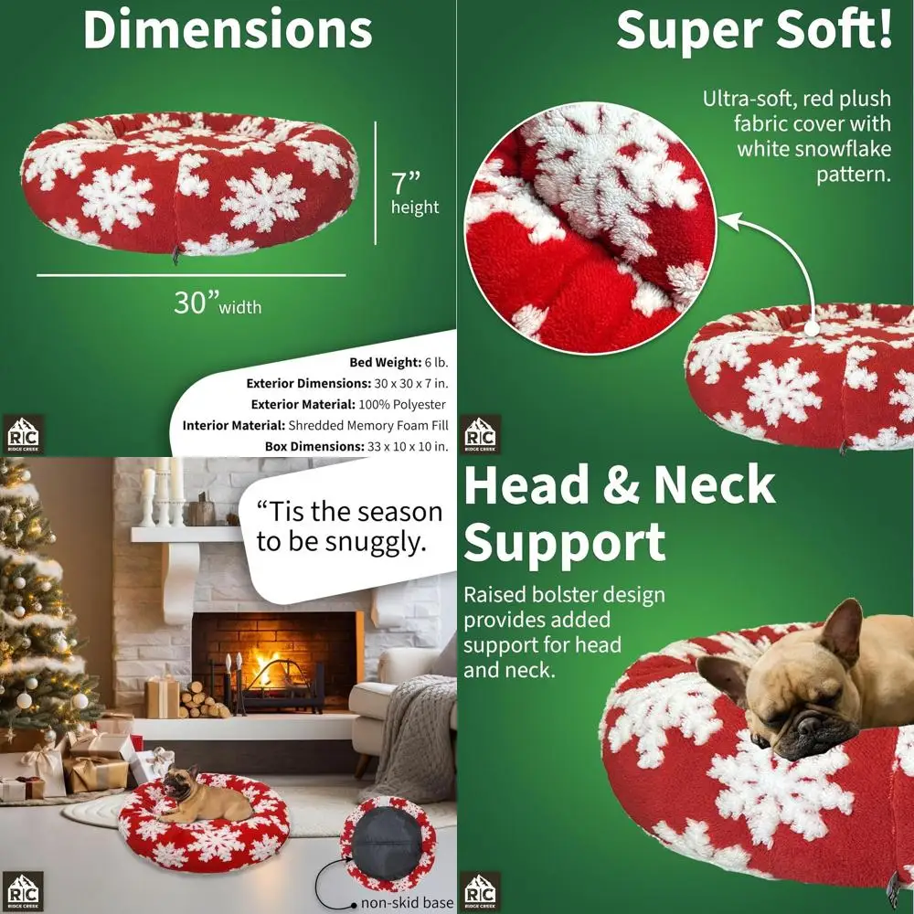 Round Couch Dog Bed…