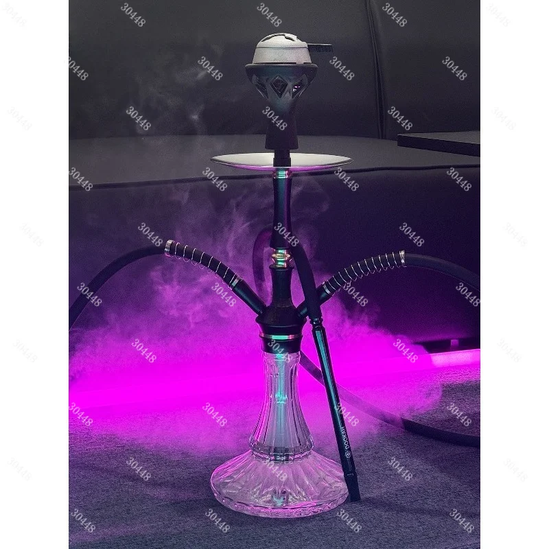 Double Pipe Arabic Hookah Complete Set Bar Big Smoke High-end Medium Hookah
