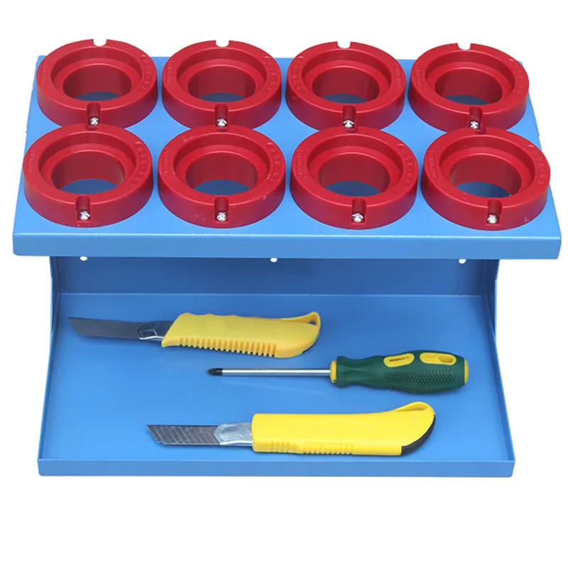 Hanging style BT30 BT40 tool holder frame tool rack shelf Collecting Box for CNC machine parts storage