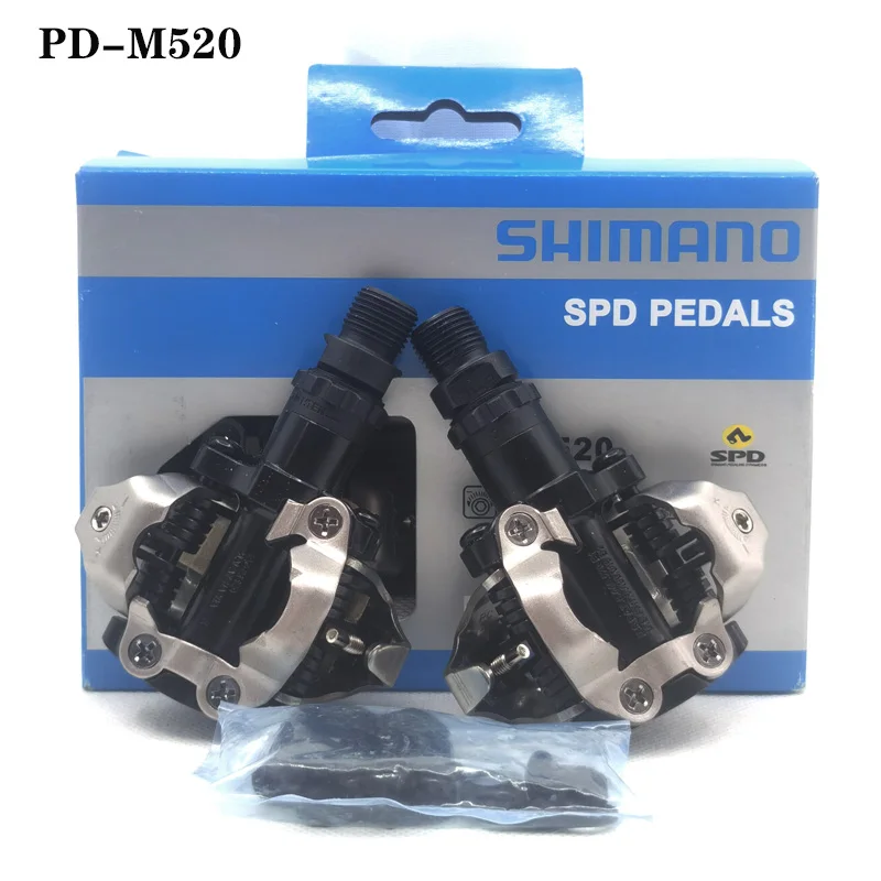 Shimano PD M520 M540 MTB mountain bike bicycle pedals cycle self-locking with SH51 lock  pedals