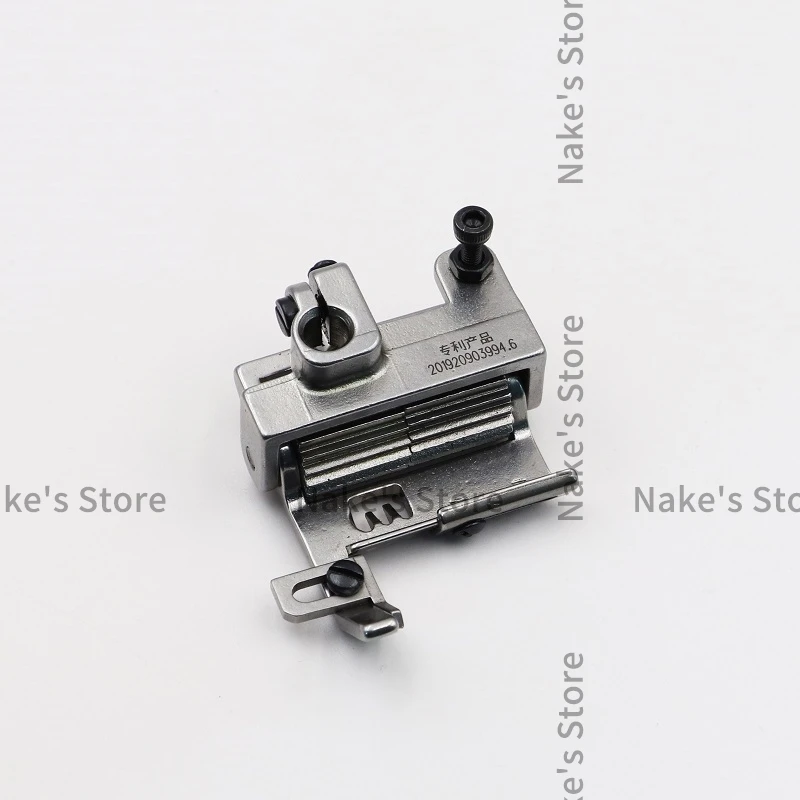 W500-02 Iron Toothed Wheel Presser Foot Tension Sewing Machine Roller Presser Foot, Special Roller Presser Foot For Leather Car