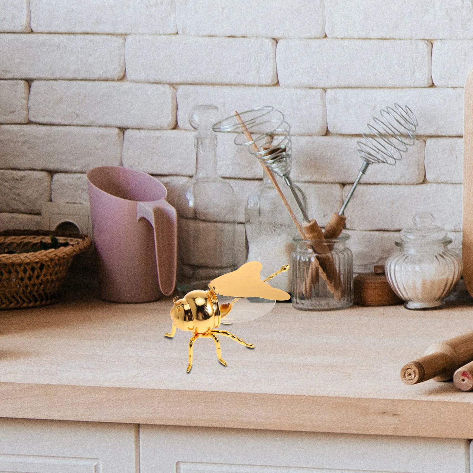 

Household Spice Container Multi-Function Salt Jar Decorative Condiment Jar for Coffee Sugar Flour Tea Kitchen Decoration