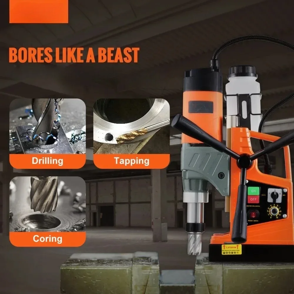

Magnetic Drill Boring Diameter Portable Electric Mag Drill Press with Speed Drilling Machine