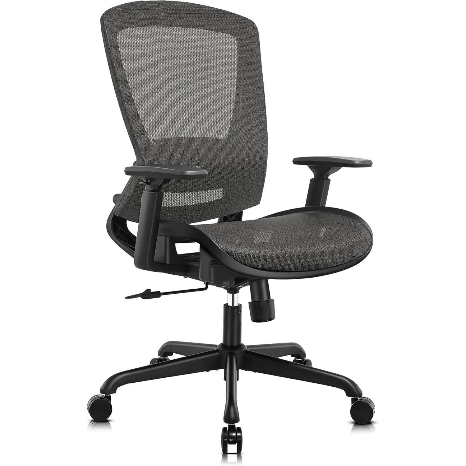 

US Mesh Office Chair,Ergonomic Computer Desk Chair,Sturdy Task Chair- Adjustable Lumbar Support & Armrests,Tilt Function