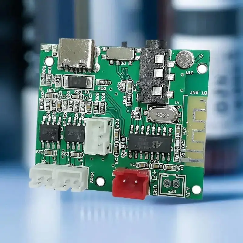 Wireless PCBA Multifunction Bluetooth 5.2 Speaker DIY Module 5V with 5W+5WTWS Power Amplifier Board 3.5AUX