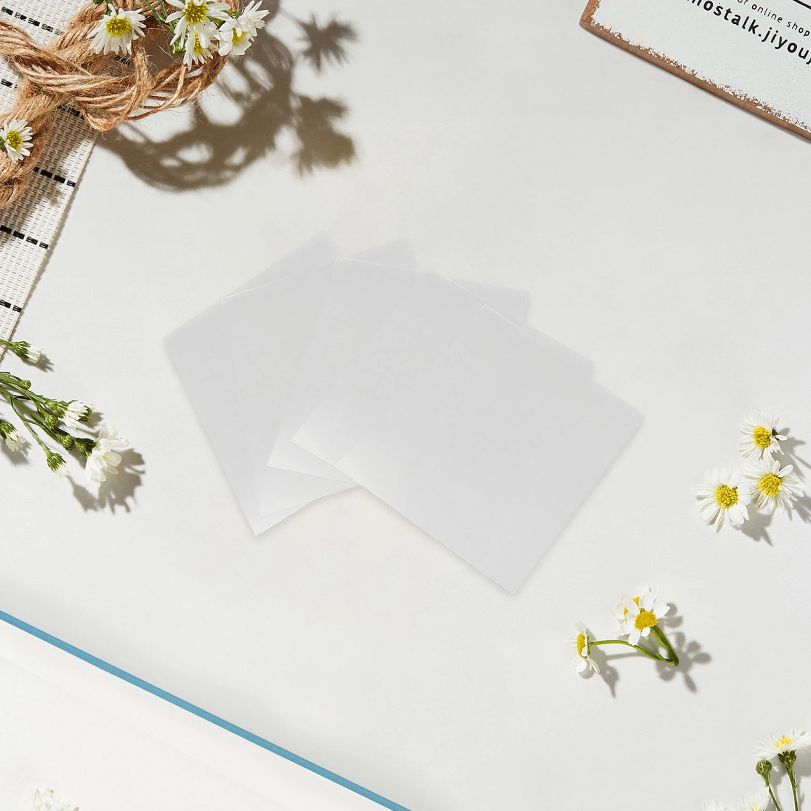 

5Pcs 3D Printing Pen Accessories Blank Stencil Sheets PVC Material Transparent Reusable Stencil for Cutting Machine DIY Art