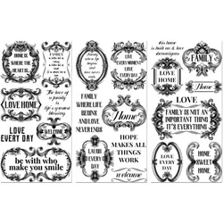 Rub on Transfer Decals for Furniture Crafts Letter 6