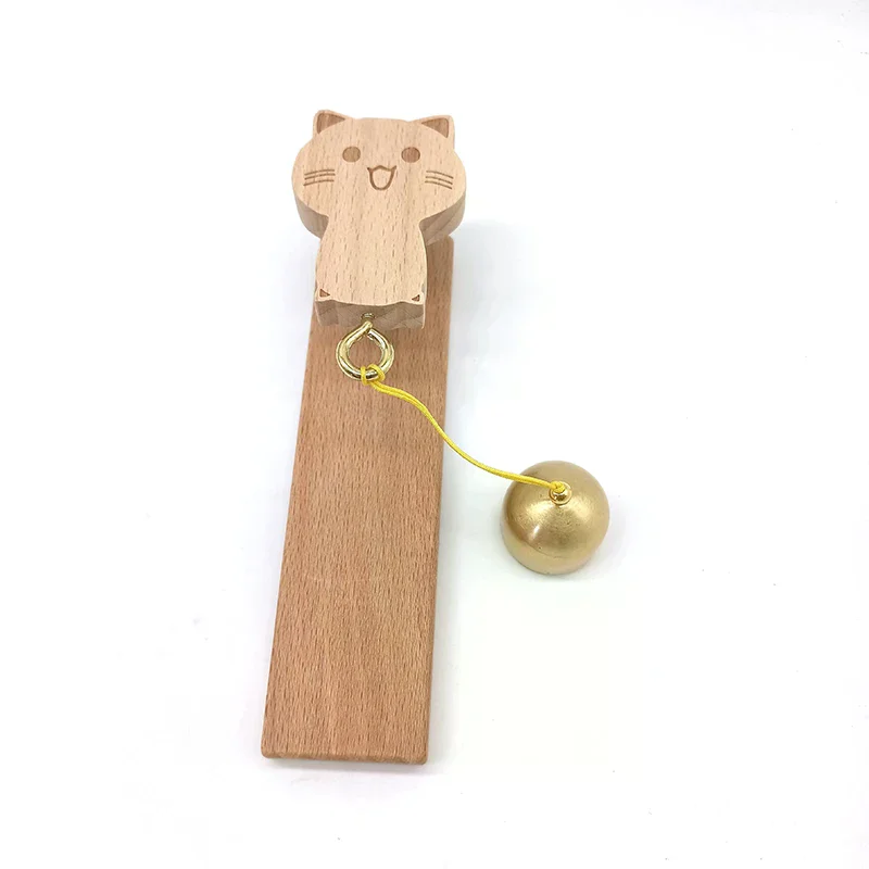 Wooden Door Bell Shopkeeper Bell Hanging Decorative Delightful Sound Door Opening Wind Chime Door Bell Garden Home Decor Gift
