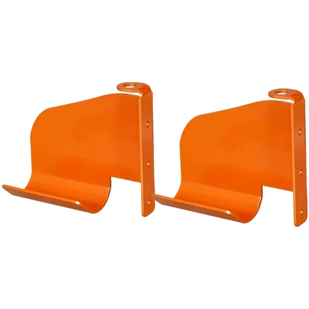 2PC Hook Chainsaw Wall Mount Bracket Rust Resistant  Coated Orange Garage Storage Rust Proof Powder Coated Orange Garage Storage