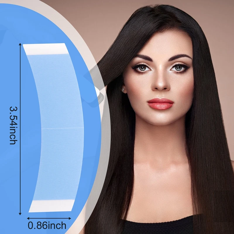 شعر مستعار قوي لاصق تمديد الشريط ، مقاوم للماء والعرق الشريط للشعر المستعار الدانتيل الباروكات ، شرائط الشعر الثابتة ، شريط مزدوج ، فيلم ، 36 قطعة لكل مجموعة