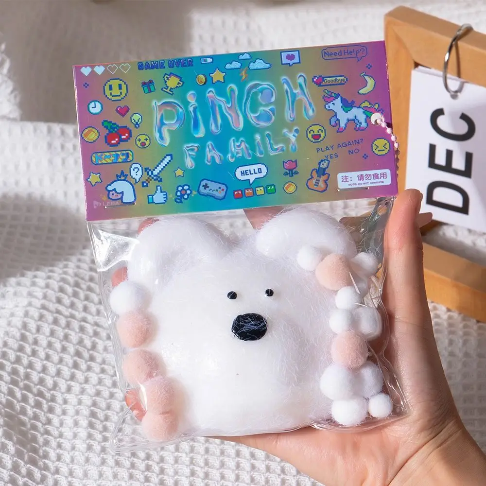 1Pcs Relief Relax Toys Squeeze Cat Paw Bear Sheep Toys Squeeze Toy Sticky Decompressing Pinching Cat Paw Soft Abreact