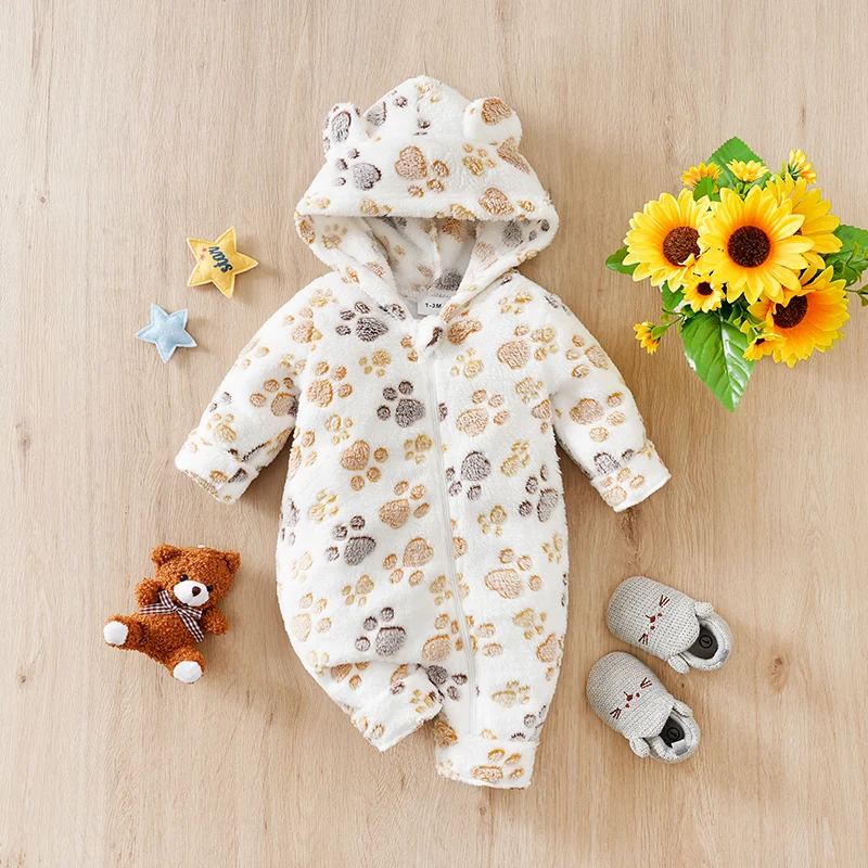 Autumn Onesie Romper Costume Toddler Boy Girl Baby Infant Clothes Print Clothes 100% Cotton Long Sleeve Newborn Knitted Casual