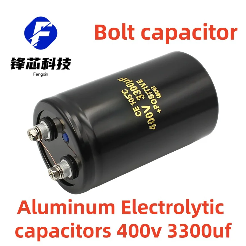 

400v 3300uf 63.5x105mm Aluminum Electrolytic capacitors Inverter Inverter Welder Bolt Screw Foot 400v3300uf Capacitor