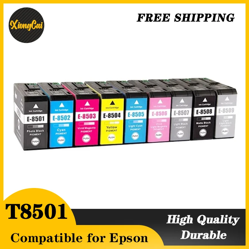 

Картридж с пигментными чернилами T8501, картридж с чернилами P800, совместимый с принтерами Epson SureColor SC-P800 T8501-T8509 (в наличии 9 цветов)