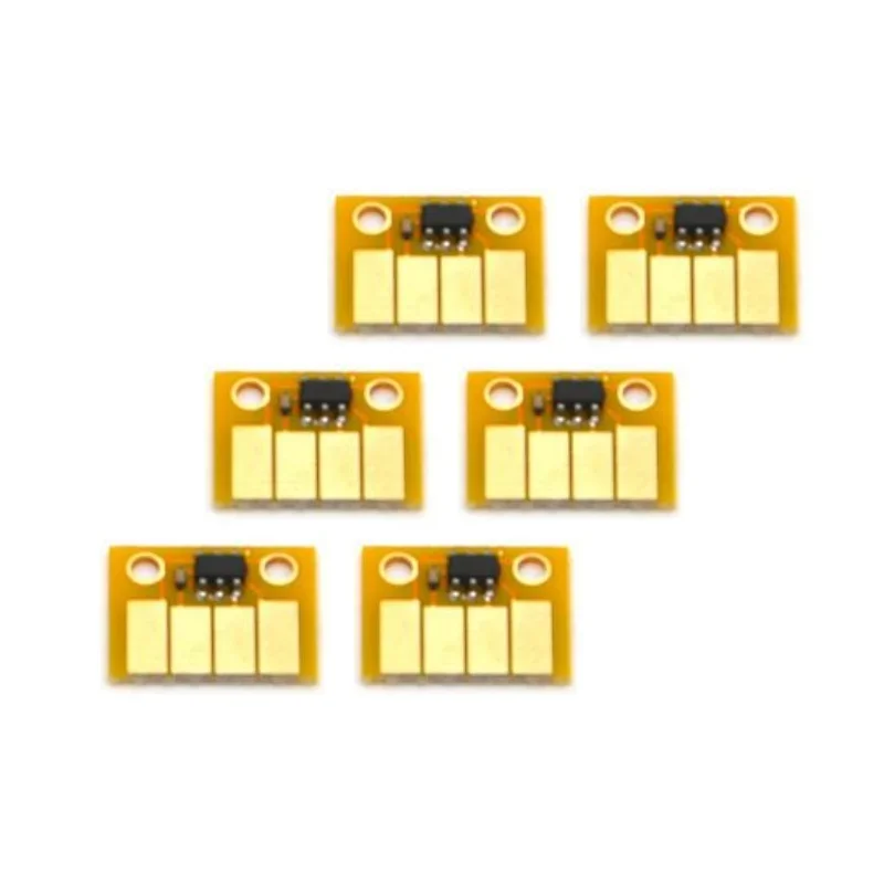 6 Colors Auto reset chips For HP72 for HP Designjet T610 T620 T770 T790 T1100 T1120 T1200 T1300 T2300 hp72 ARC Chip