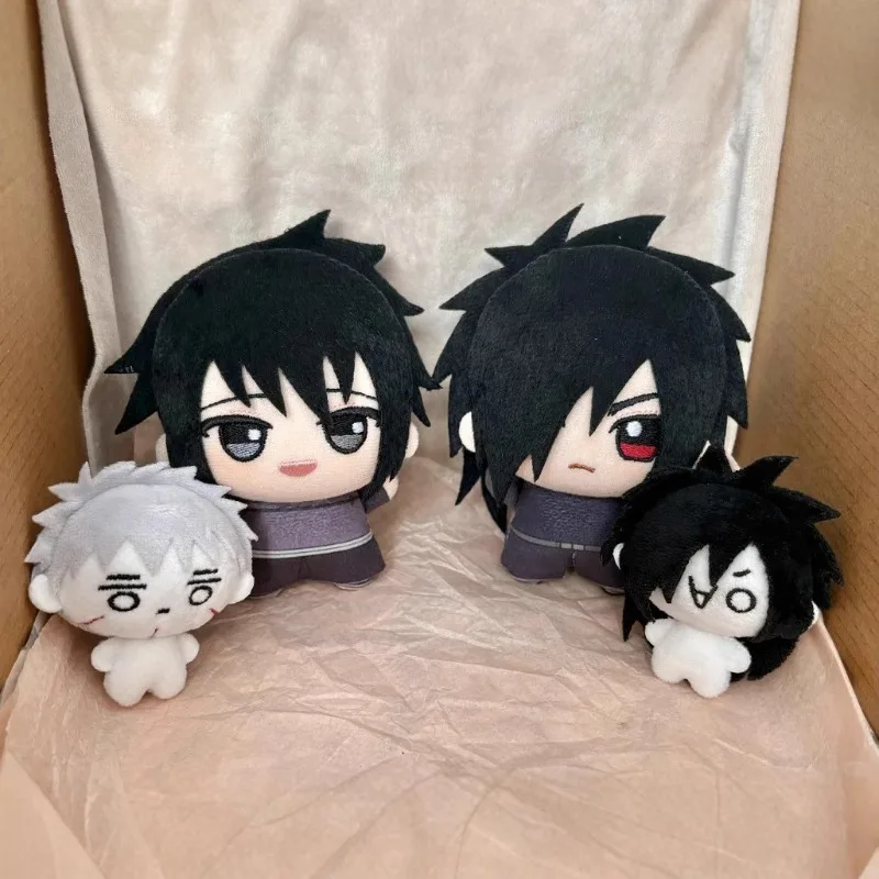 2025 New Style of Huo Naruto Fan Doll 10cm Naruto Cotton Doll Uchiha Room Decoration Birthday Gift Keychain Bag Pendant