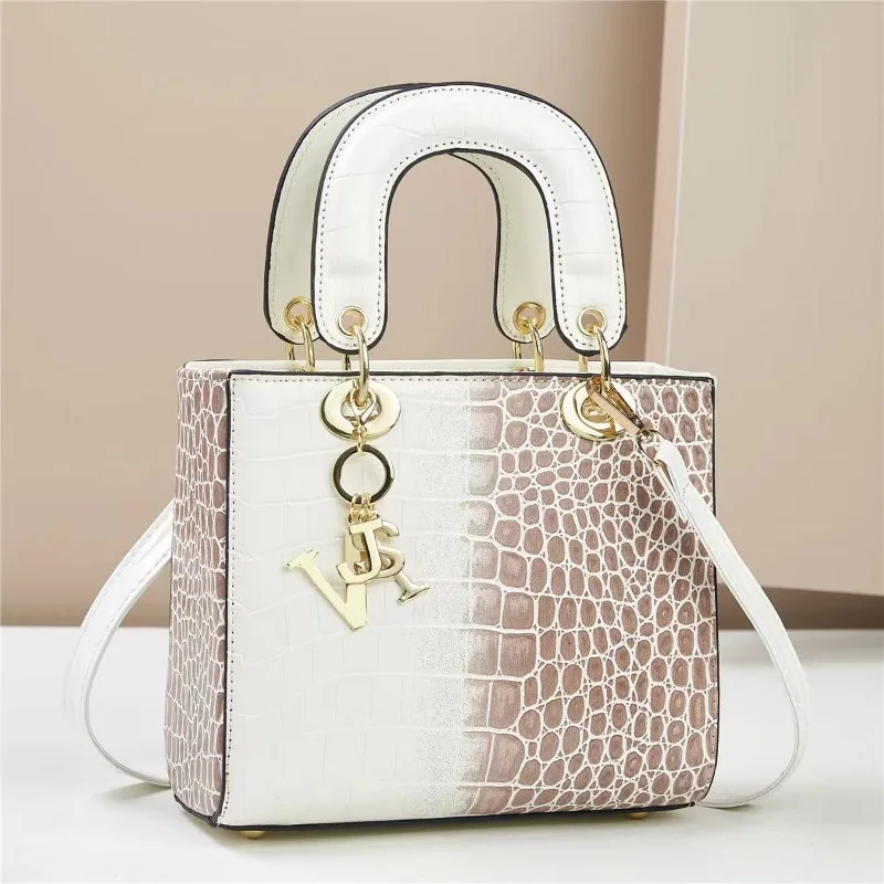 Fashion Brand Designer Women's Handbag New Crocodile Pattern Daifei Bag Classic Versatile Shoulder Bag Commuter Crossbody Bag