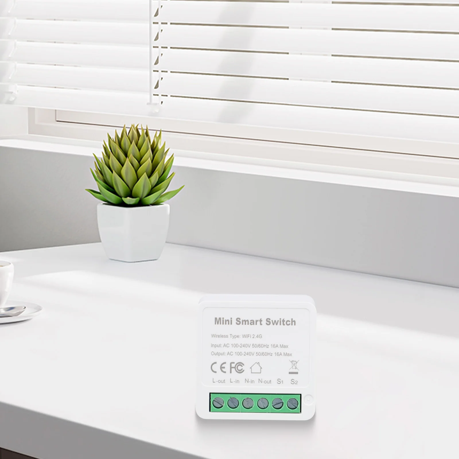 Per il monitoraggio dell'alimentazione del modulo Smart Switch Wifi per l'automazione domestica intelligente Il controllo vocale a 2 vie funziona con l'app