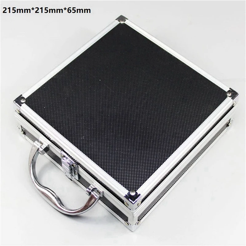 TOP 2X Aluminum Alloy Toolbox Accessories Storage Box Practical Aluminum Suitcase Small Toolbox Storage Box