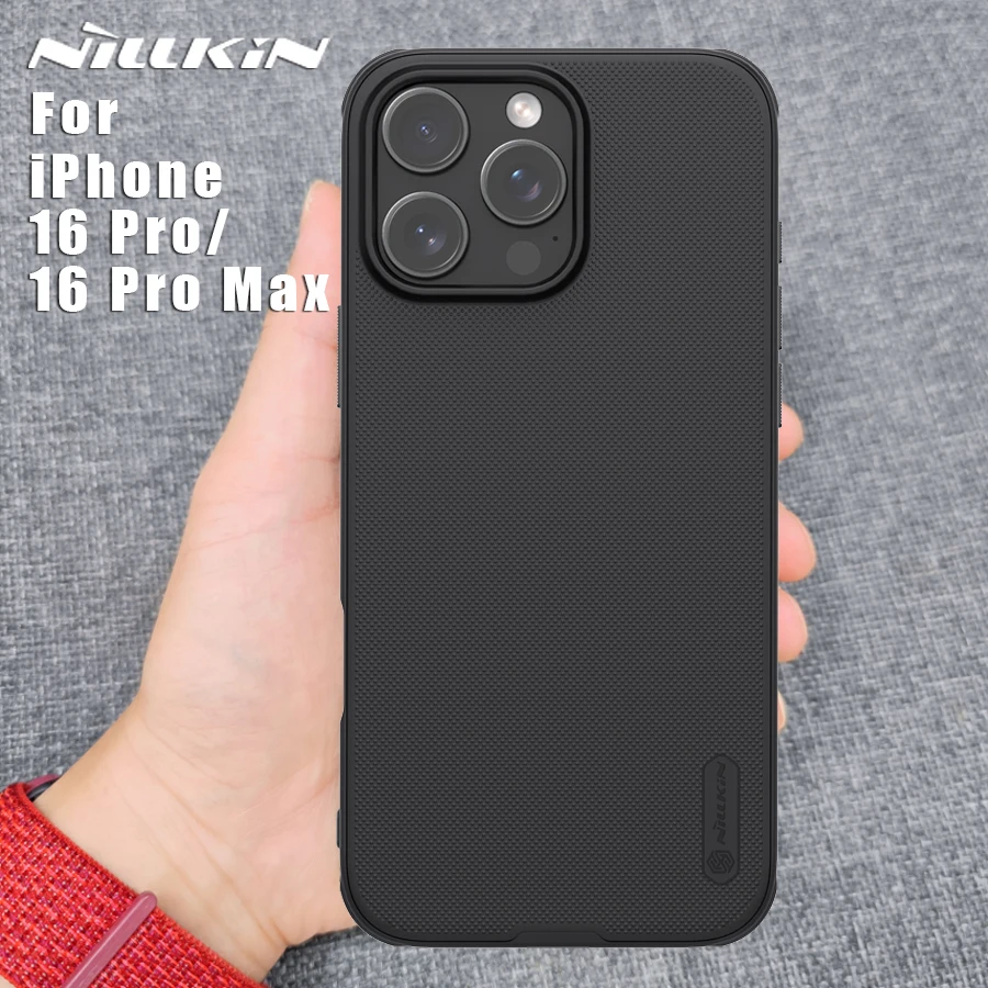 

NILLKIN For iPhone 16 Pro Max / 16 Pro Case Back Cover Frosted Hard 360 Bumper Camera Protection Cases