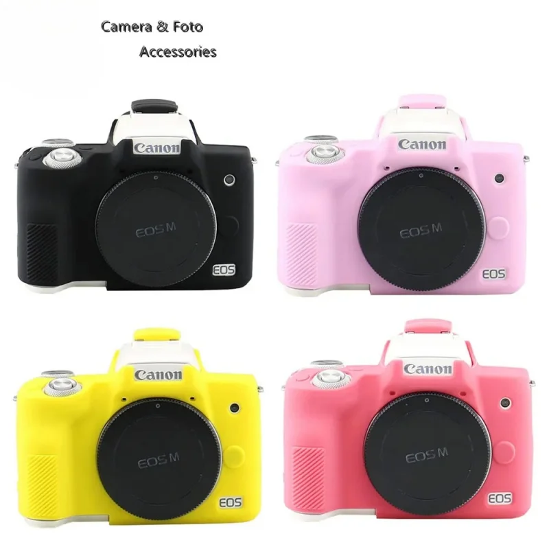 

For Canon EOS M50 Mark II M50II Soft Silicone Armor Protective Skin Case Body Cover Camera Bag