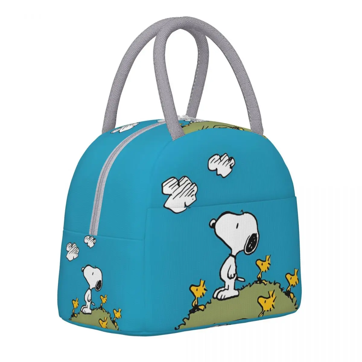 Snoopy Peanuts Insulated Lunch Bags Leakproof Meal Container Thermal Bag Lunch Box Tote School Travel Men Women view 2