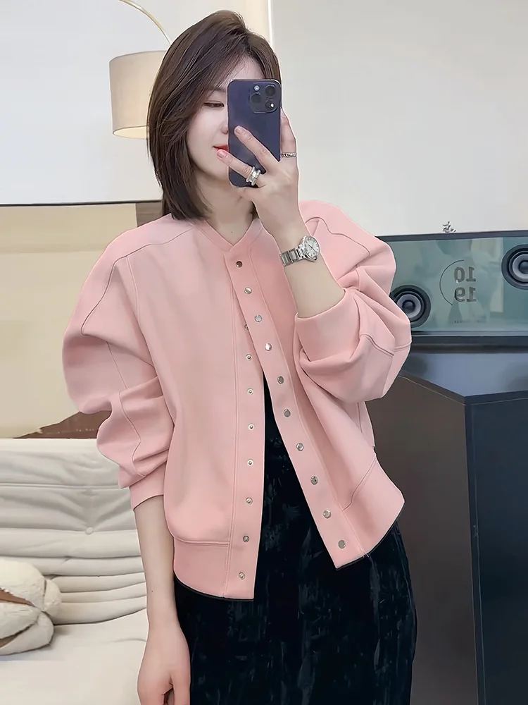 

Женские бейсбольные куртки оранжевого и серого цвета, удлиненные, в стиле сукажан, вязаные, для бега, уникальные, кожаные, пилотские, для танцев, активная одежда, с клапанами