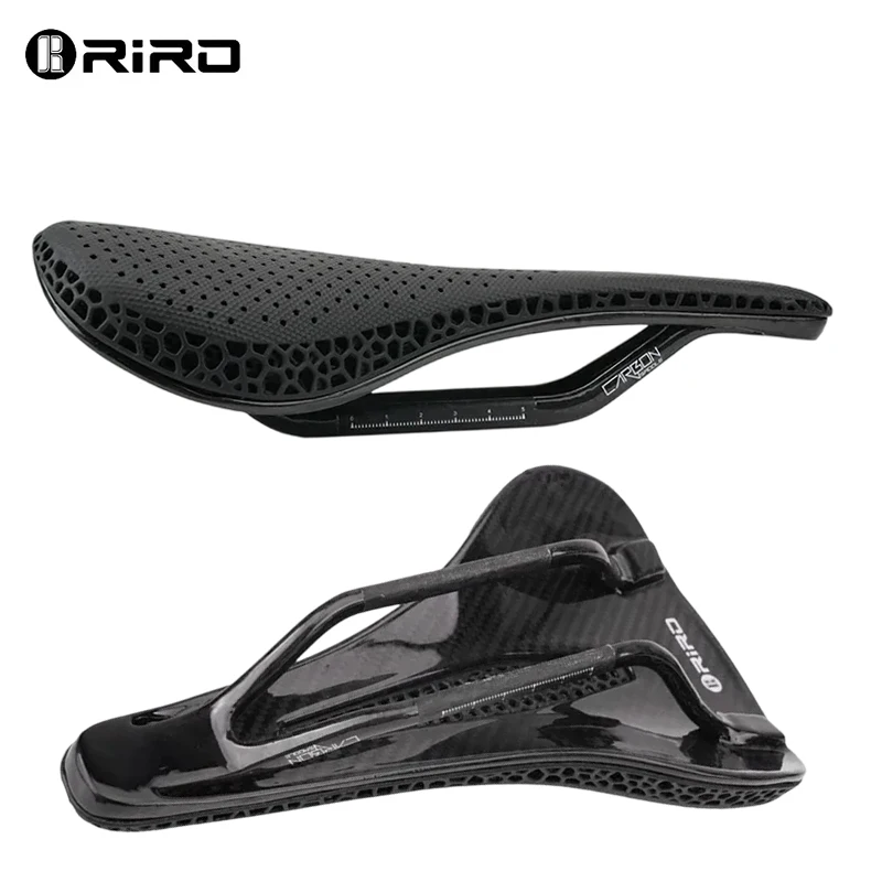 

Bicycle Carbon Fiber Saddle Ultra-Light 3D Printing Highway MTB Racing Saddle Bicycle Cushion Bicycle Seat Accessories