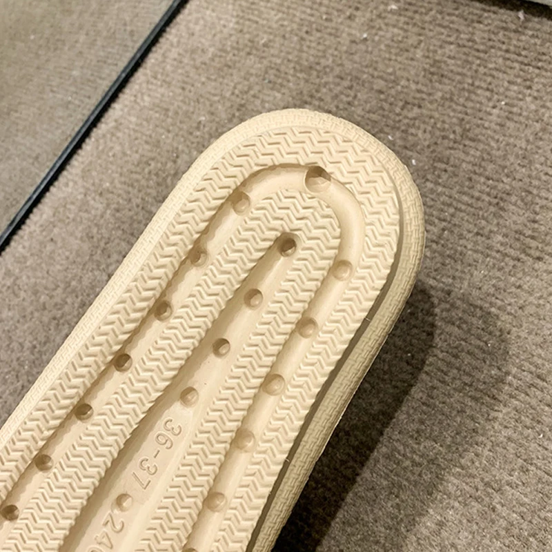 Summer Women Quick Drying Slipper Flip Flops Thick Platform Slides Ladies Non Slip Clip Toe Slippers Soft Outdoor Beach Shoes