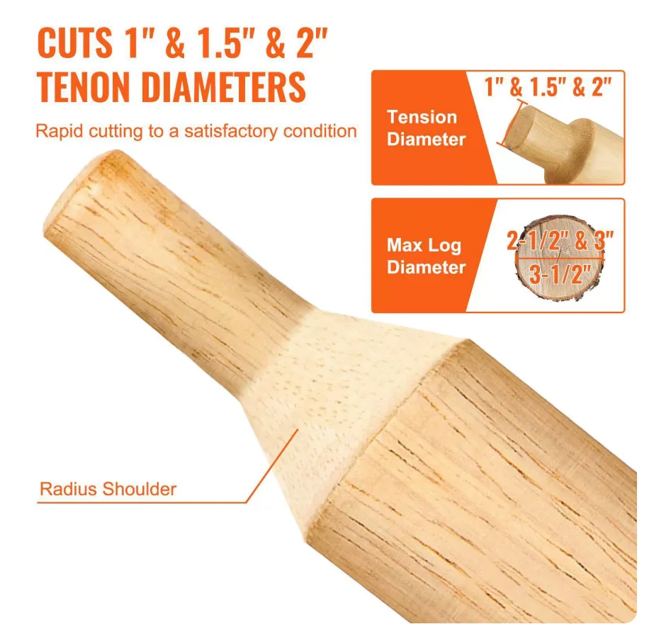 3 Sizes Tenon Cutter Set 1