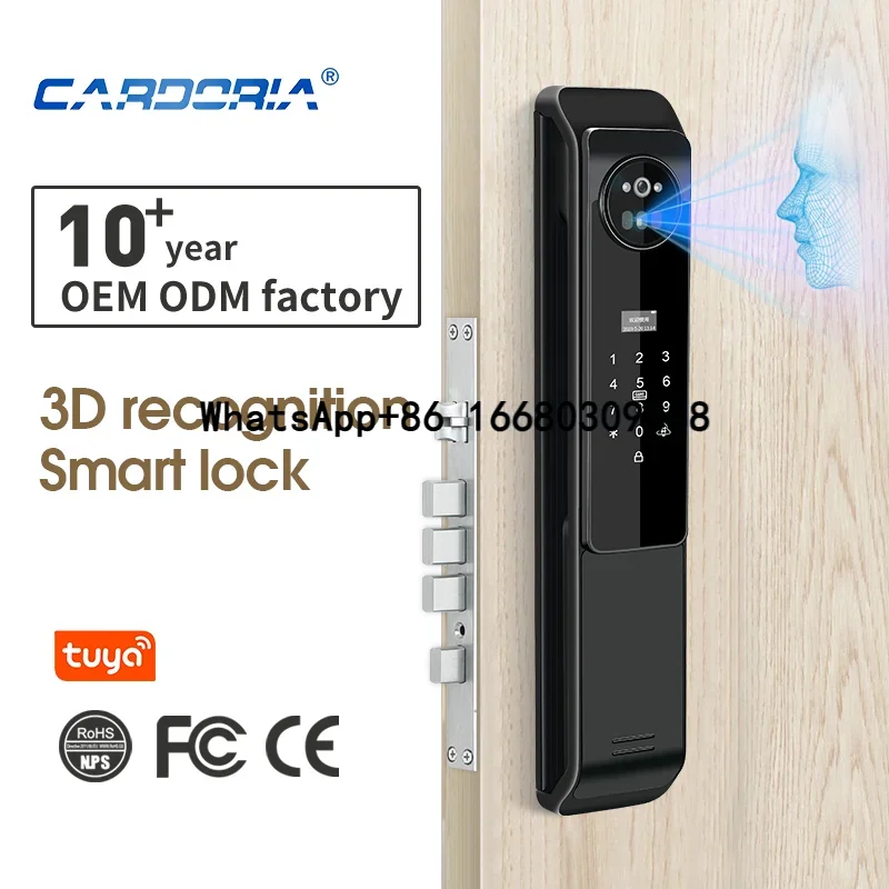 

Home Security 3D Face Recognition App Wifi Cerraduras Inteligentes Smart Digital Electronic Fingerprint Door Lock with