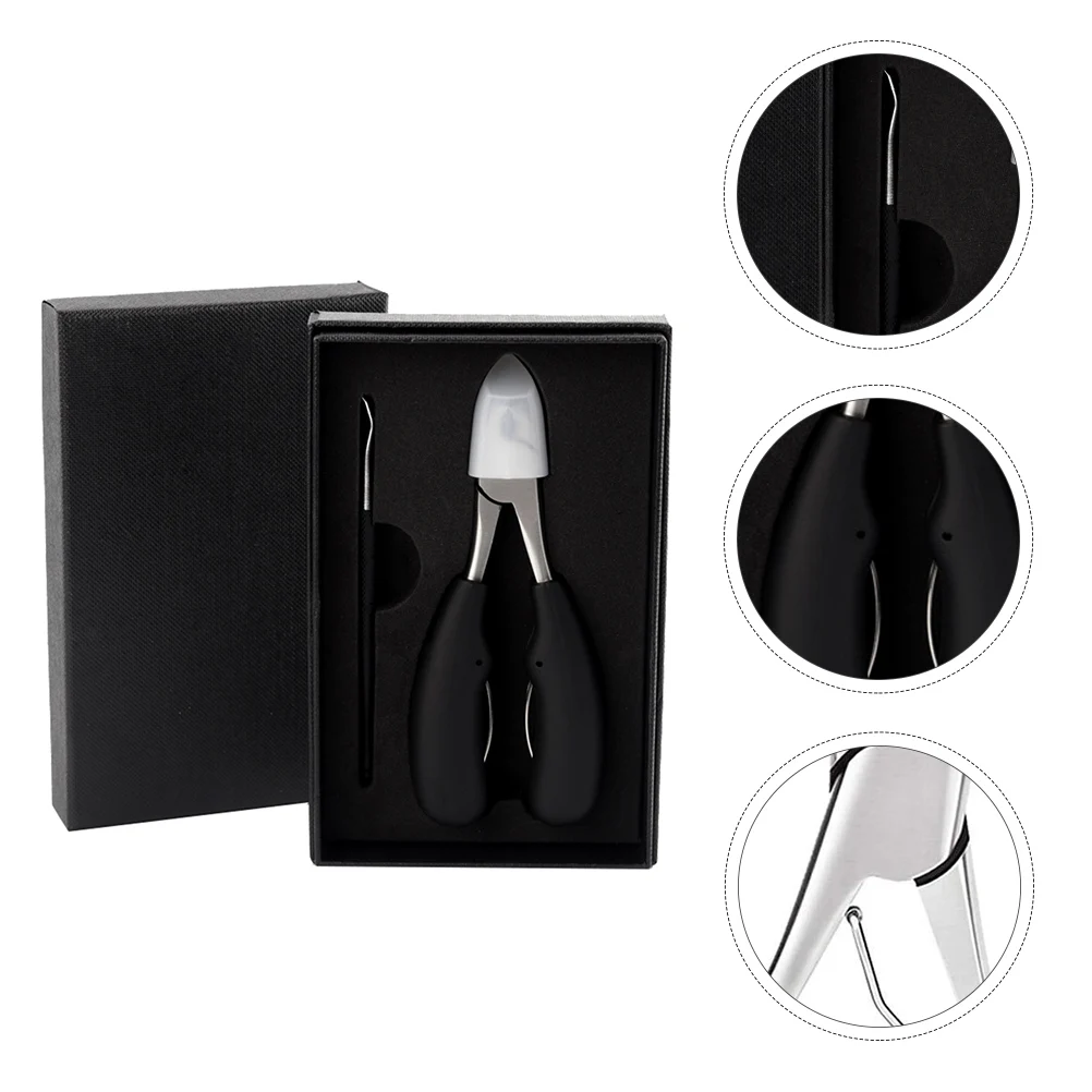 

Stainless Steel Toenail Clipper Set Ergonomic H Nail Trimming Tool Foot Manicure Kit Professional Clippers Home Use