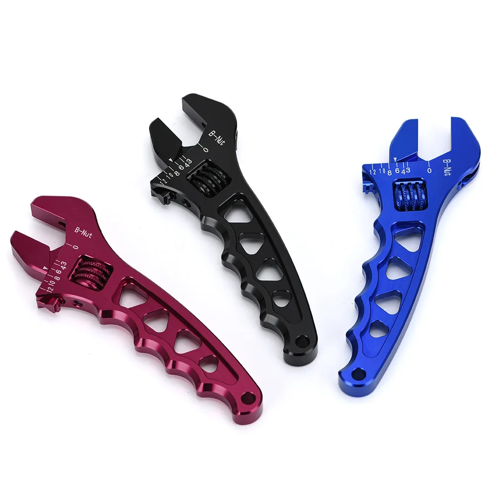 

Automobile Modification Racing Car Wrench AN Oil Pipe Wrench Aluminum Alloy Wrench V-type Adjustable Spanner Auto Parts