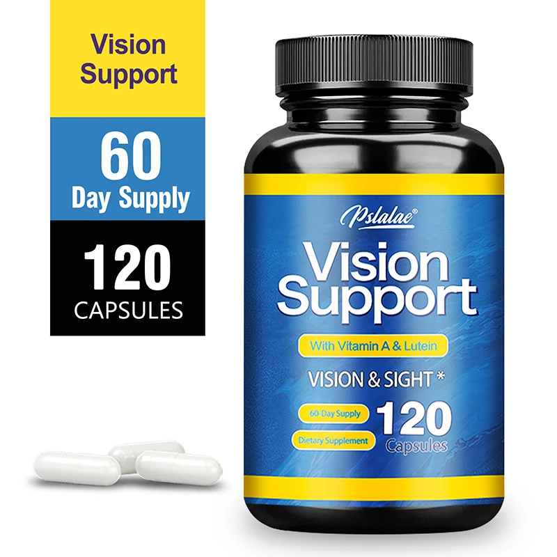 

Vision Support Capsules - Supports Eye Health, Promotes Vision Health, Antioxidant, Improves Dry Eyes, Non-GMO