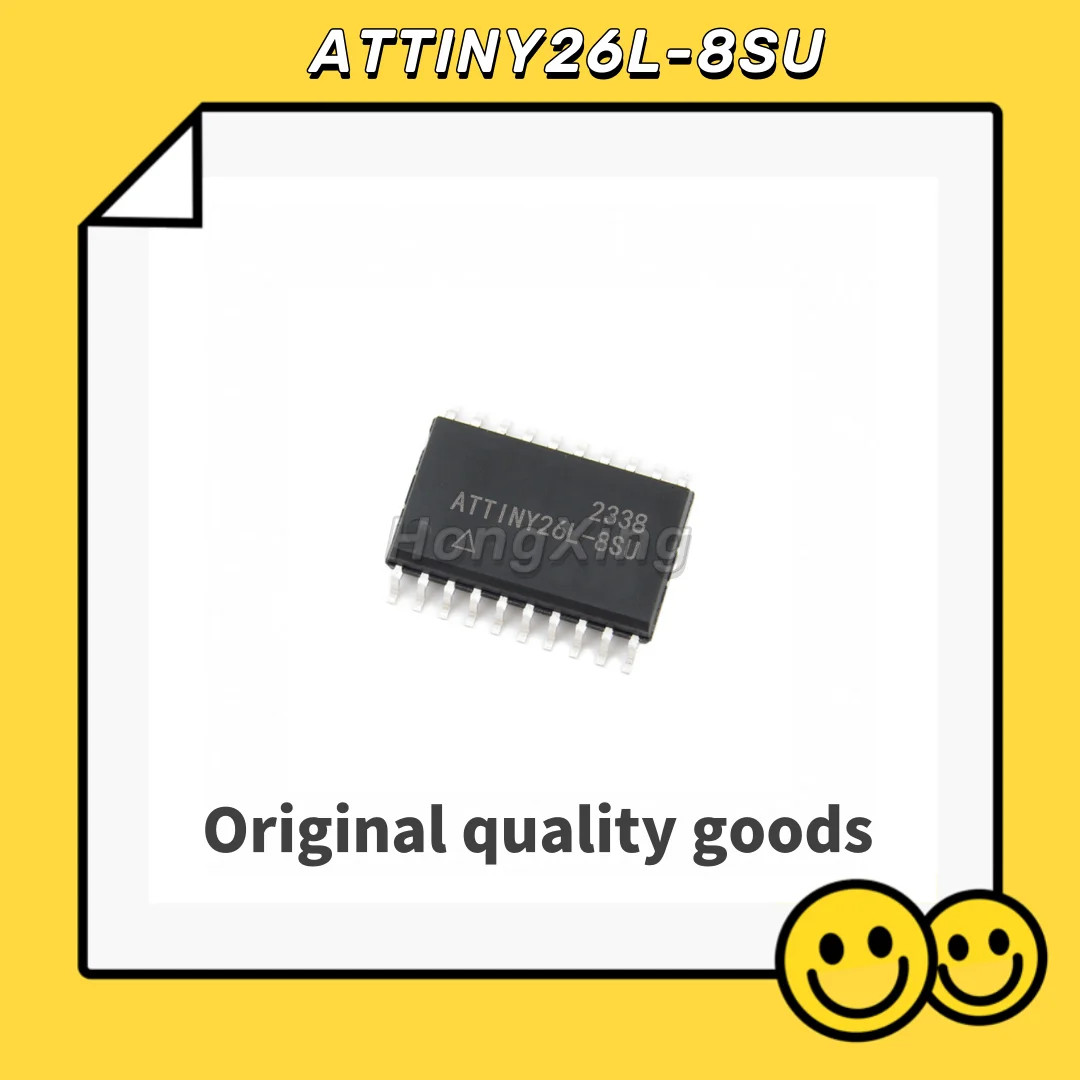 ATTINY26L-8SU   	 AVR AVR® ATtiny Microcontroller IC 8-Bit 8MHz 2KB (1K x 16) FLASH 20-SOIC