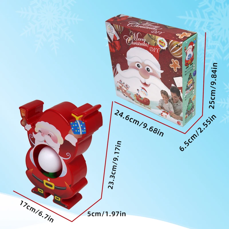 Kerstboom Decoraties Diy Speelgoed Voor Kinderen, Roterende Graffiti, Met 8 Markers Van Verschillende Kleuren, Creatief Speelgoed, Vakantie Spel