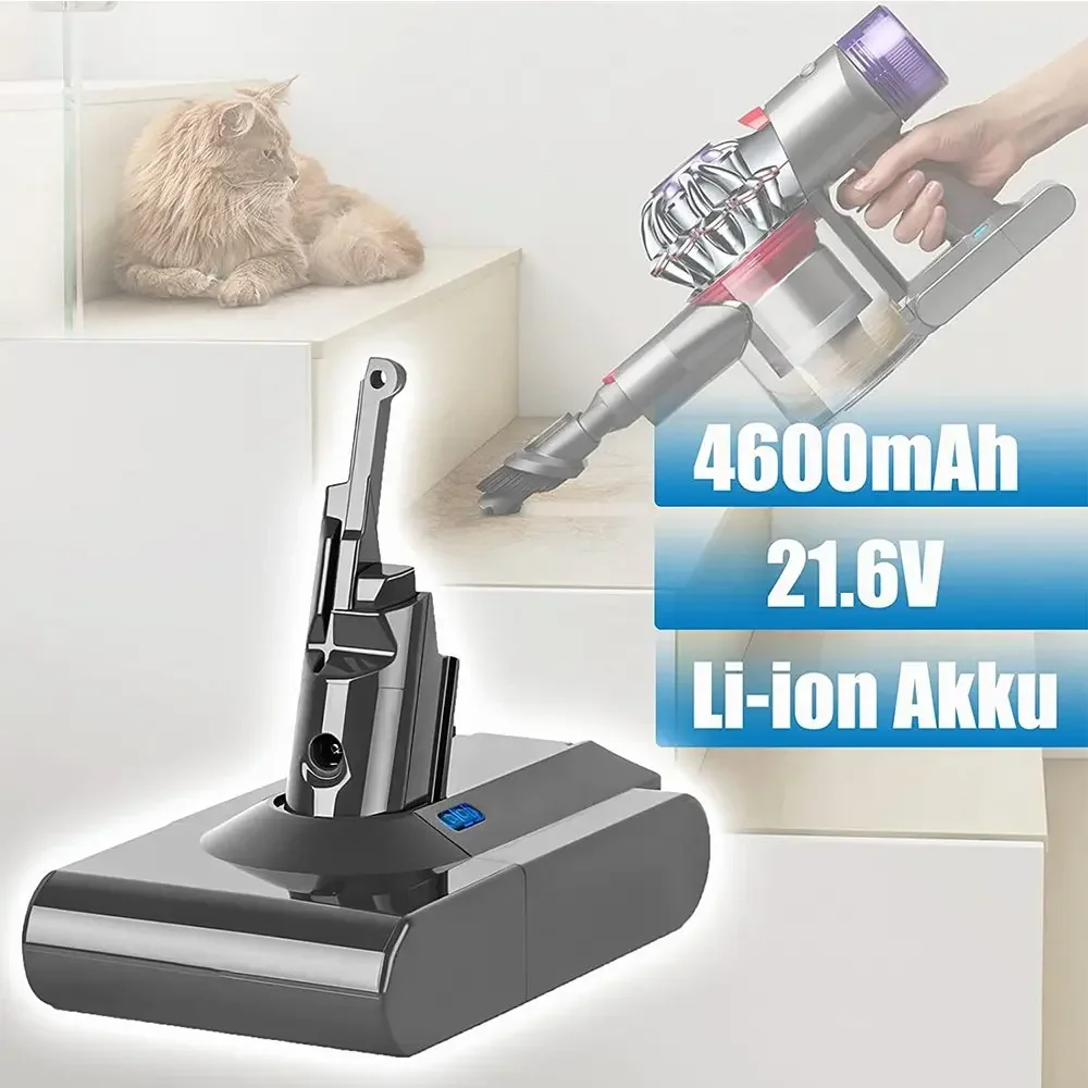 Un ensemble de kits de remplacement de batterie lithium-ion pour aspirateur V8 SV10, compatible avec les modèles Dyson V8 Absolute, V8 Animal, V8 Fluffy, V8 Motorhead et SV10.